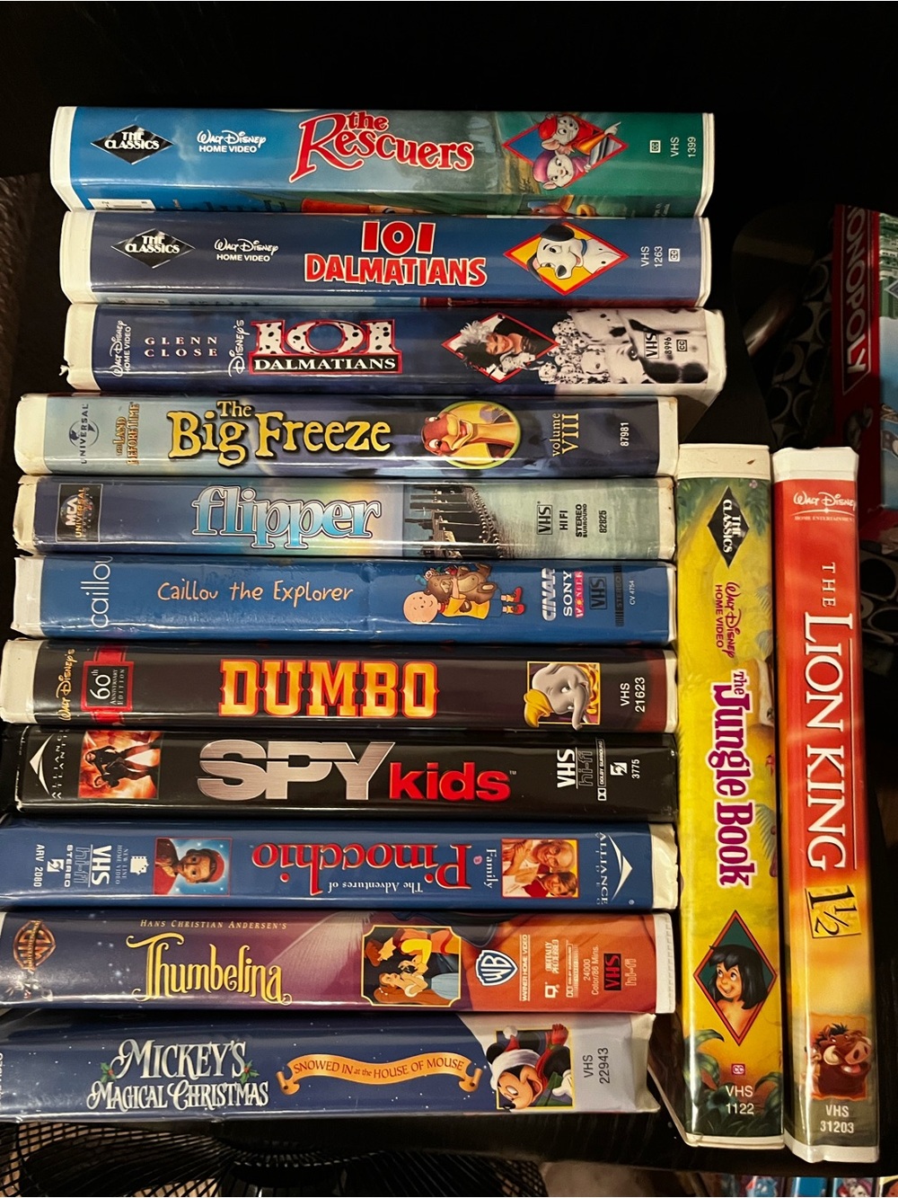 Disney VHS Movie Lot ($10 each)